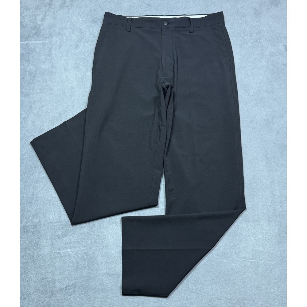 Footjoy Golf Pants Mens 32x32 Black Performance Chino Athleisure Normcore